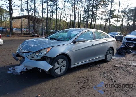 2014 Hyundai Sonata Hybrid z USA, uszkodzony, nr VIN KMHEC4A41EA116701